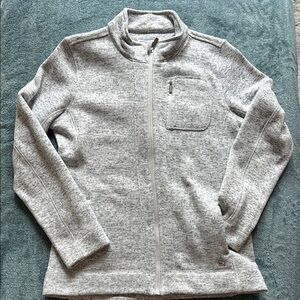 Gray Full-Zip Calvin Klein Jacket